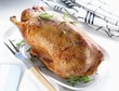 Roast goose with herbs