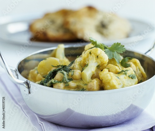 Photo: Cauliflower and chick-pea curry Cauliflower and chick-pea curry