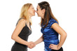 Two young attractive women