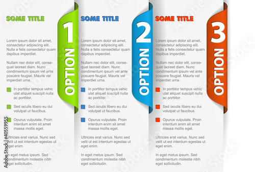 Vector: One two three - vectoroptions background One two three - vectoroptions background