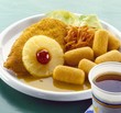 'Hawaiian' chicken escalope