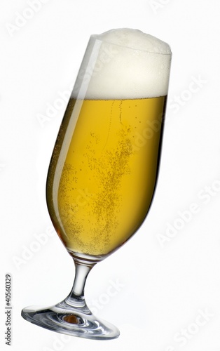 Photo: Pils glass, at an angle Pils glass, at an angle