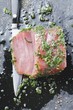 Marinated tuna with herbs