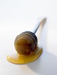 Honey dipper with honey