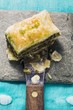 Baklava (Filo pastry with honey and pistachios, Turkey)