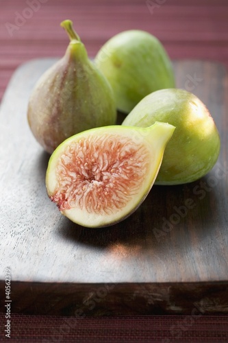 Photo: Three whole figs and one half fig Three whole figs and one half fig