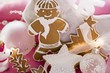 Gingerbread man & assorted gingerbread biscuits for Christmas