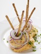 Obatzda (Bavarian Camembert spread) with onions & soletti