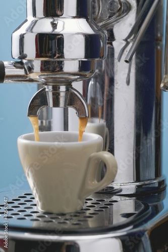 Photo: Making espresso Making espresso