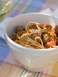 Linguine with meatballs and tomato sauce