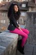 Beautiful african american teenage girl