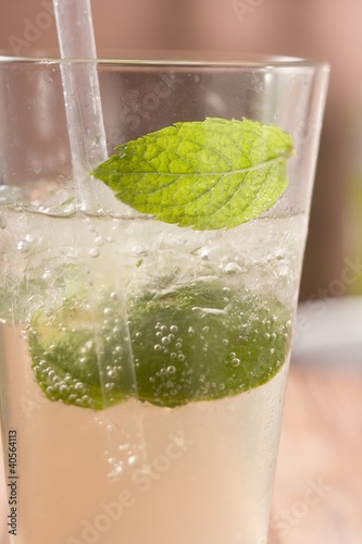 Photo: Mojito with lime and mint Mojito with lime and mint