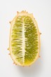 Kiwano (horned melon), halved lengthwise