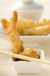 Deep-fried shrimps in batter with soy sauce (Asia)