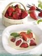 Strawberries with mascarpone cream