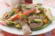 Stir-fried beef with peppers (Asia)