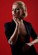 Portrait of beautiful fashion model