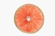 Slice of pink grapefruit (backlit)