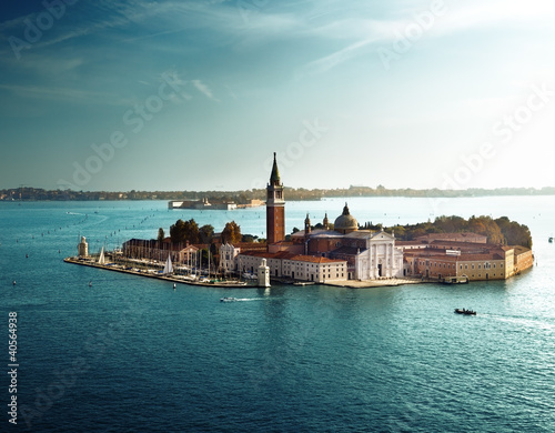 Foto: view of San Giorgio island, Venice, Italy view of San Giorgio island, Venice, Italy