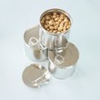 Peanuts in tins