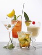 Four different cocktails