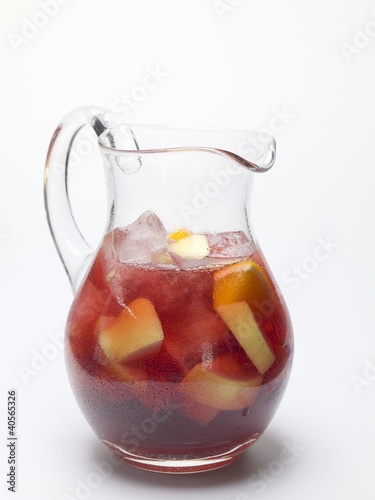 Photo: Sangria in a glass jug Sangria in a glass jug