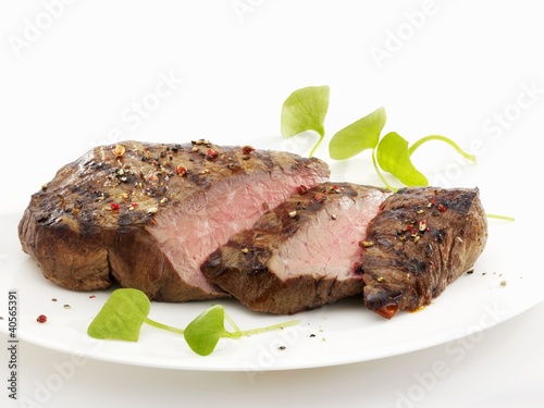 Photo: Fried beef rump steak Fried beef rump steak