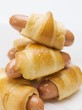 Sausage rolls (stacked)