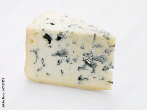 Photo: Piece of blue cheese Piece of blue cheese