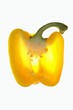 Half a yellow pepper