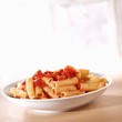 Rigatoni with tomato sauce