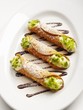 Cannoli (Pastry rolls with ricotta cream filling, Italy)