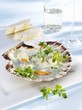Scallops in chervil and mascarpone sauce