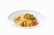 Fettuccine Alfredo with shrimps