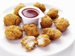 Chicken nuggets with dip