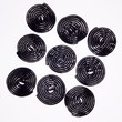 Nine liquorice wheels
