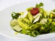Foto: Penne with pesto, rocket and Parmesan (close-up) Penne with pesto, rocket and Parmesan (close-up)