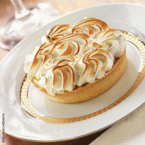 Photo: Lemon Tart with Toasted Meringue Top Lemon Tart with Toasted Meringue Top