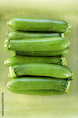 Photo: Many courgettes from above Many courgettes from above