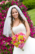 Photo: A bride with a bouquet A bride with a bouquet