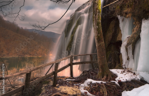 Photo: Plitvice waterfall Plitvice waterfall
