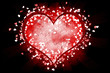 heart on a red backround with stripes heart on a red backround with stripes