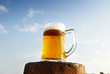 Beer mug background