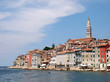 Rovinj old town in Croatia