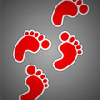baby foot prints baby foot prints