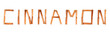 Cinnamon text
