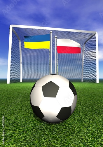 Illustration: 2012 european soccer championship in Poland and Ukraine 2012 european soccer championship in Poland and Ukraine