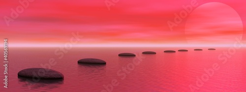 Illustration: Steps to the sun Steps to the sun