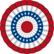 USA flag cockade