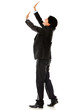 Business man lifting something